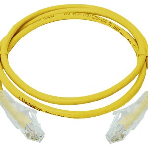 Linkbasic FLY-6-1Y 1 Metre UTP Cat6 Flylead Yellow | Rapidnet